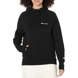 Champion Powerblend Fleece Hooded Sweatshirt Pullover Black Plus Size 2X